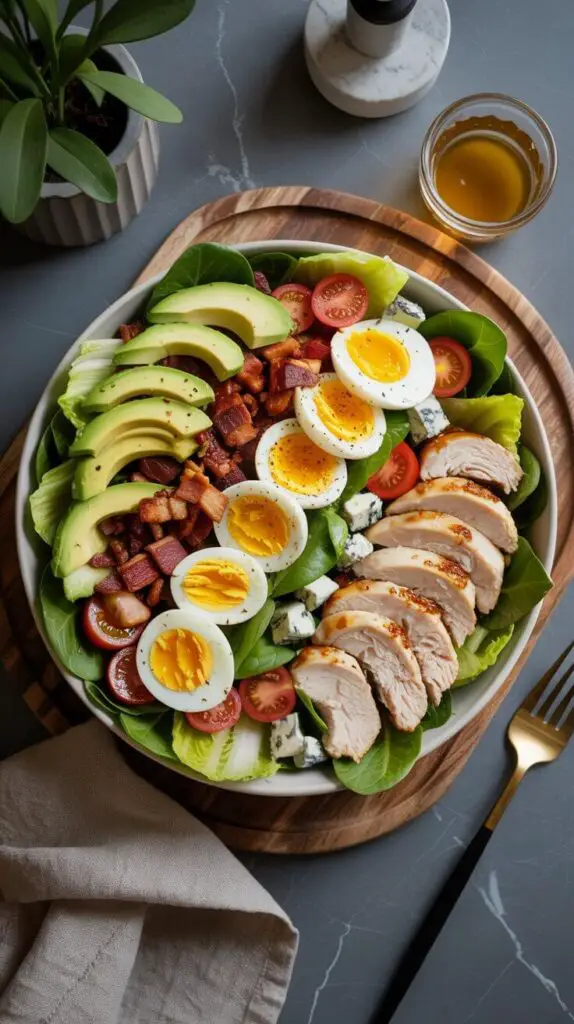 Chicken Cobb Salad Protein-Packed & Fancy-Looking