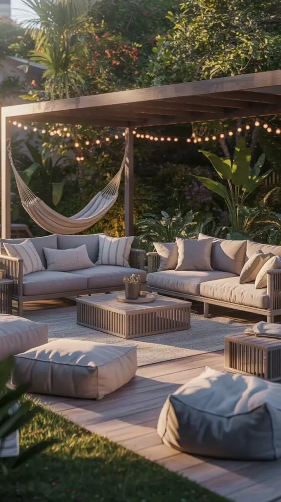 Outdoor Lounge Ideas: How to Turn Your Backyard Into a Chill Paradise 1 Cozy Seating The Foundation of Every Lounge Spot
