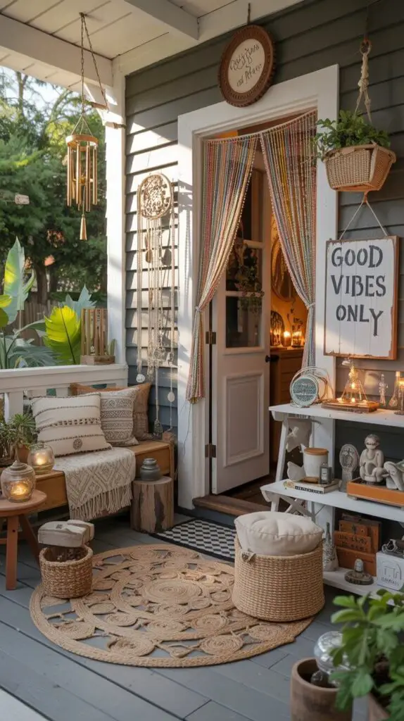 Boho Porch Outdoor Decor Ideas: Your Go-To Guide for a Laid-Back, Stylish Vibe 7 Don’t Forget the Quirky Details