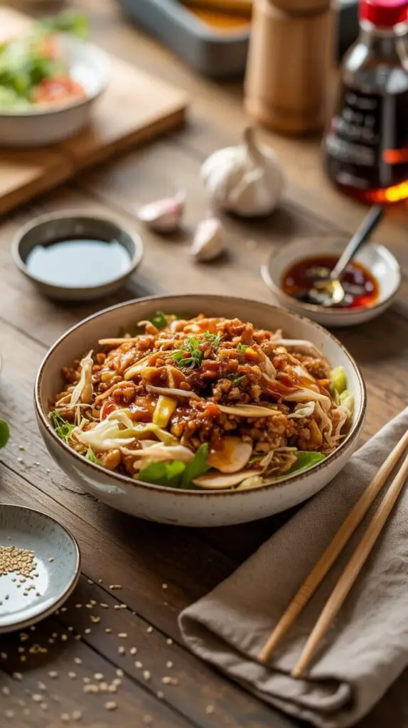 Easy Light Dinner Recipes That Won’t Leave You in a Food Coma 4 Egg Roll in a Bowl (My Lazy Comfort Food)