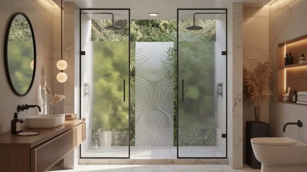 Frosted Shower Glass Ideas