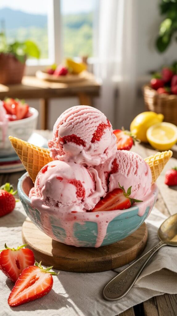 Homemade Ice Cream Recipes: The Only Guide You’ll Ever Need to Churn Like a Pro 4 Fruity & Fabulous Strawberry Ice Cream That Tastes Like Summer