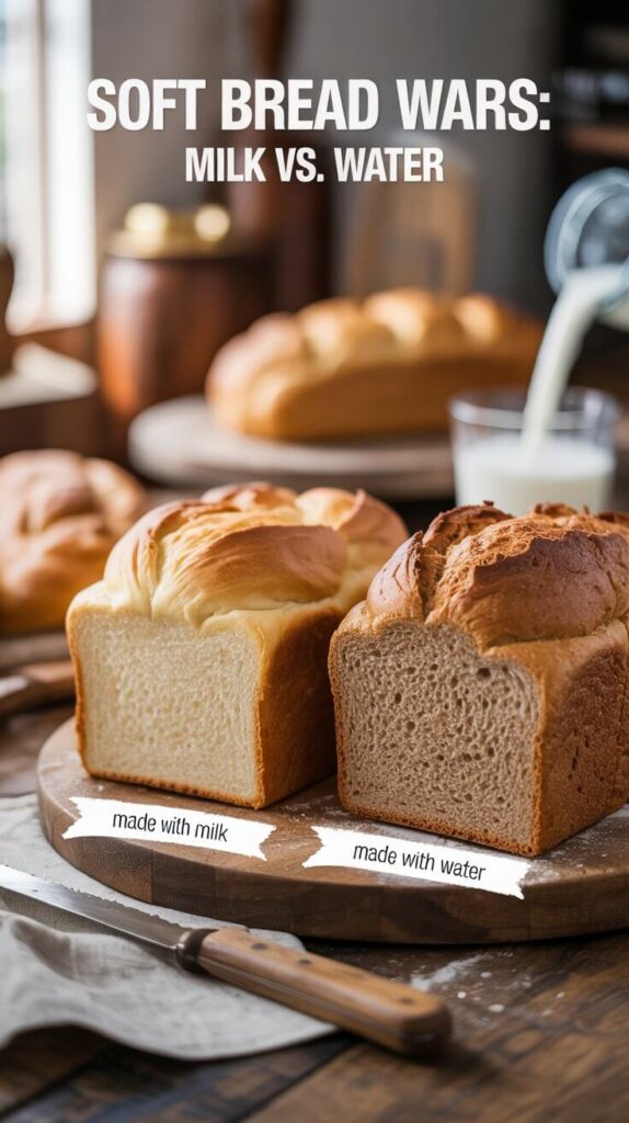 Soft Bread Wars: Milk vs. Water – Who Wins the Fluffy Crown? 1 Milk vs. Water What’s the Actual Difference