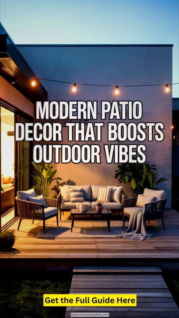 Modern Patio Decor Ideas That’ll Instantly Upgrade Your Outdoor Vibe 10 Modern Patio Decor Ideas