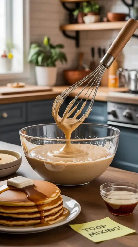 What Are 3 Things That Are Discouraged When Making Pancakes? (Spoiler: You’ve Probably Done Them All) 1 Overmixing the Batter (A.K.A. The Fluff Killer)