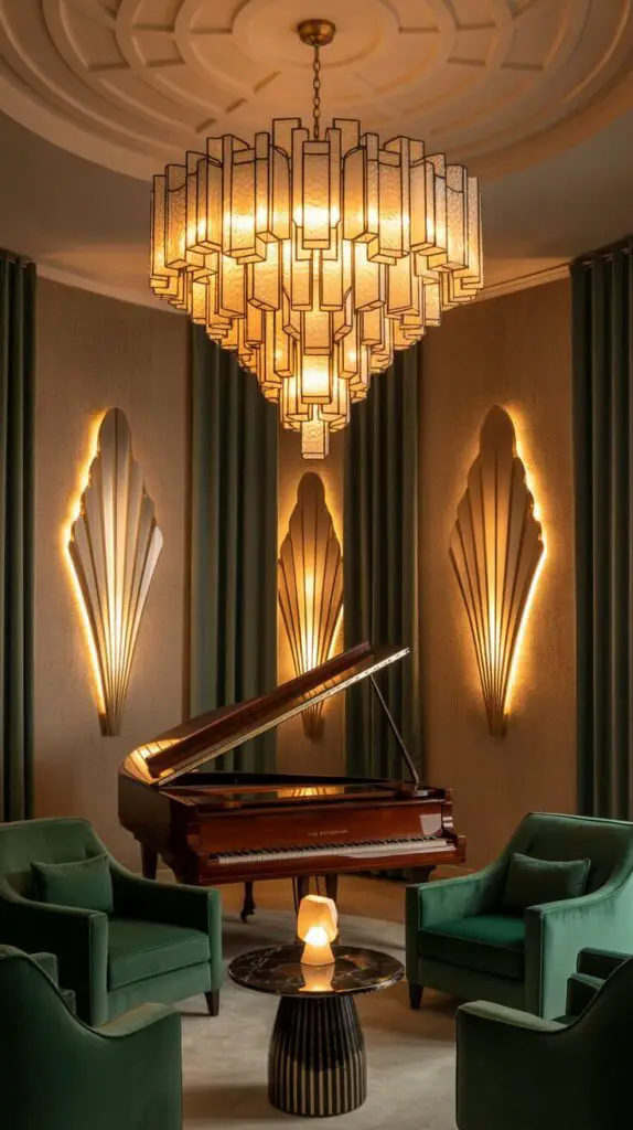What Are the Principles of Art Deco Interior Design? Let’s Get Glam, Baby 7 Statement Lighting Is Non-Negotiable