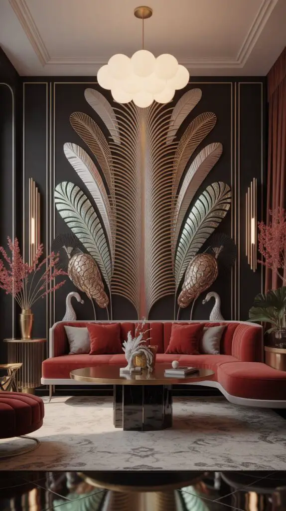 What Are the Principles of Art Deco Interior Design? Let’s Get Glam, Baby 6 Stylized Nature Motifs (But Make It Glam)