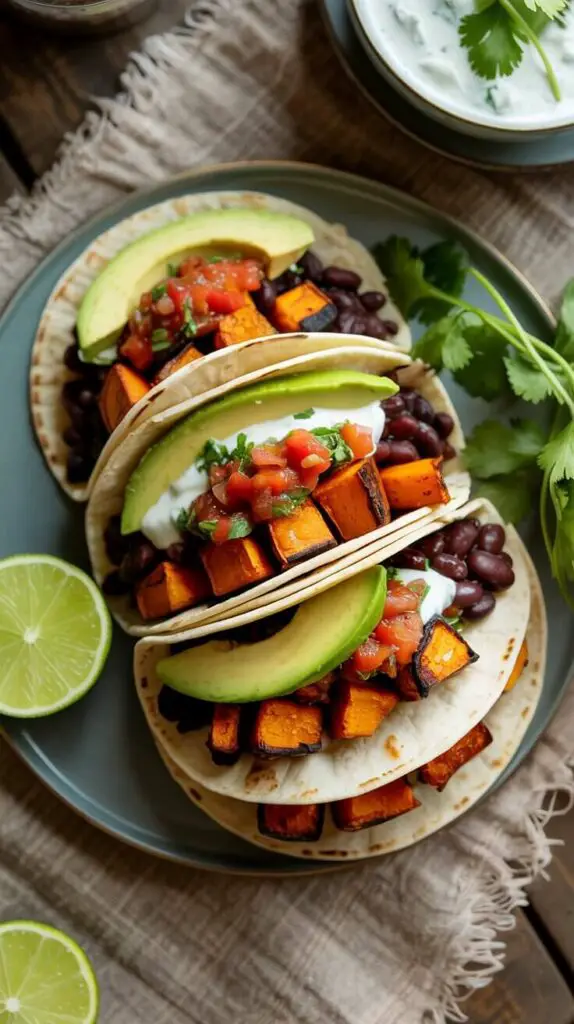 Easy Light Dinner Recipes That Won’t Leave You in a Food Coma 8 Sweet Potato & Black Bean Tacos (Meatless & Magical)