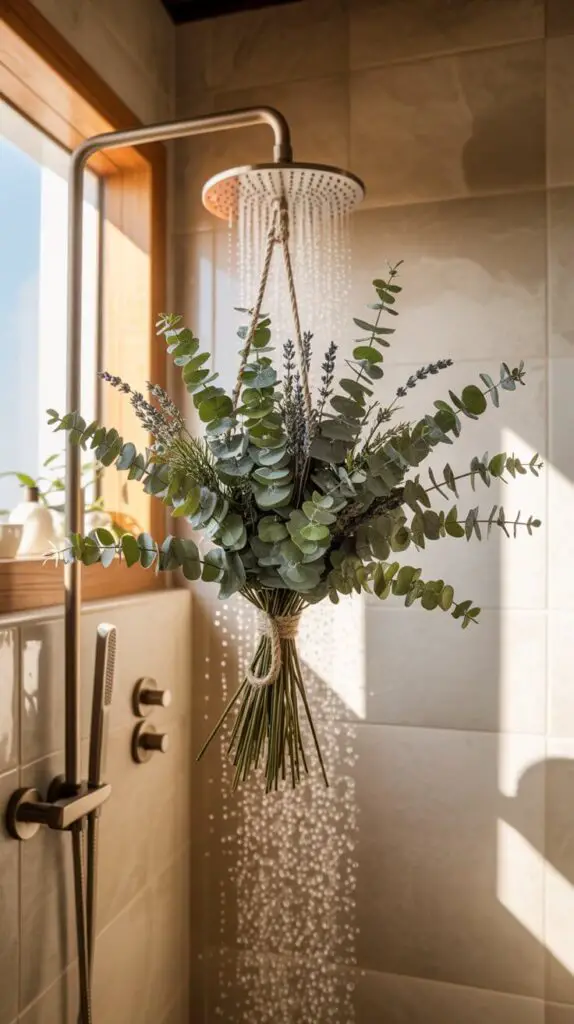 Eucalyptus Shower Head Ideas That’ll Seriously Upgrade Your Morning Routine 12 The Luxe Greenery Wall Look