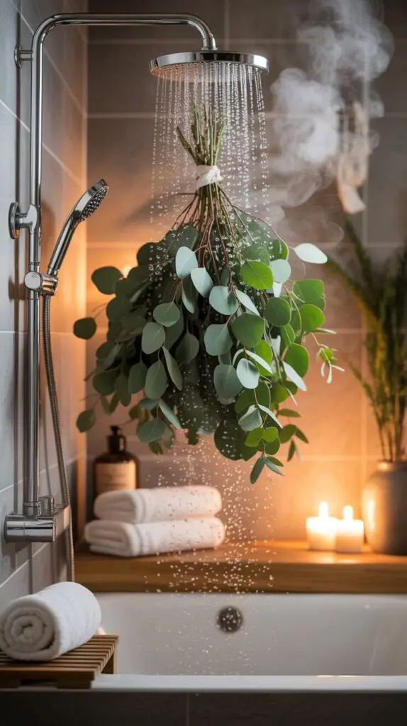 Why Do People Put Eucalyptus on Shower Heads? — And Why You Might Want to Try It Too 1 The Main Reason Aromatherapy on a Budget