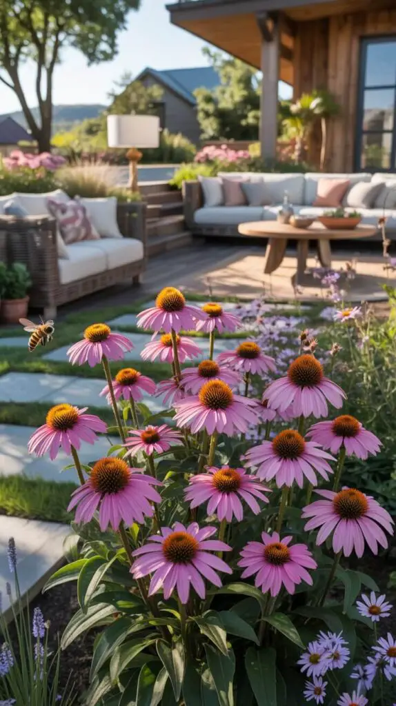 What Plants Are Best for Enhancing Outdoor Living Spaces? 4 🌼 Coneflowers (Echinacea)