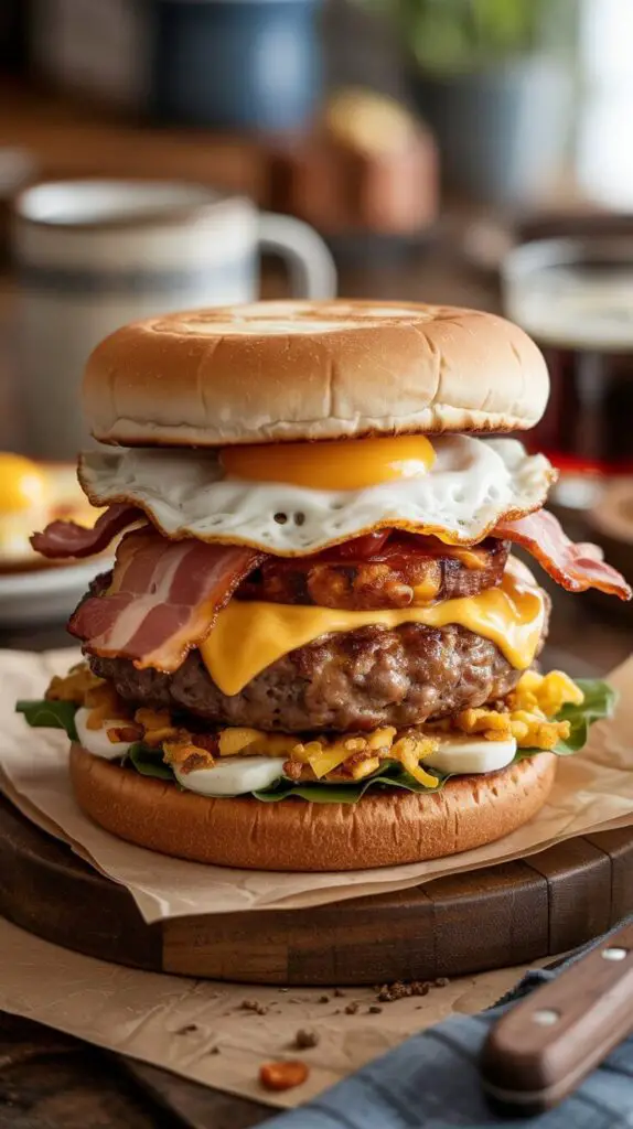 Home Made Burgers Recipe Ideas: Juicy Wins for Lazy Chefs and Food Nerds Alike 5 🥓 Breakfast Burger (aka the Hangover Hero)