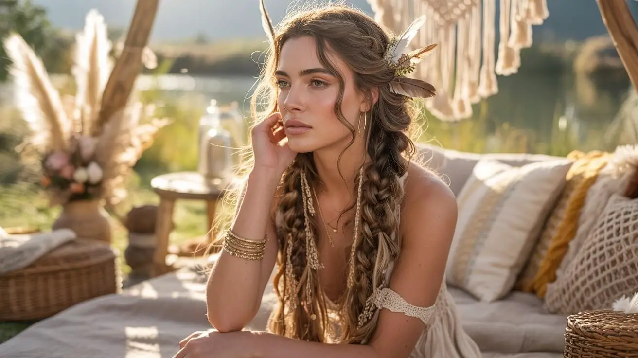 Boho Braids Hairstyles Ideas