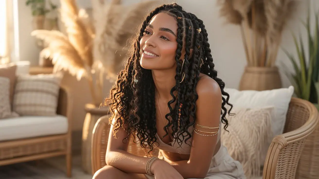 Boho Knotless Braids Ideas