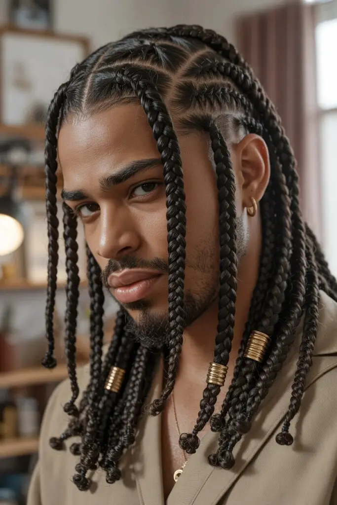 Hair Braids Styles for Men: The Ultimate Guide to Braided Swagger 3 Box Braids For That Bold Energy