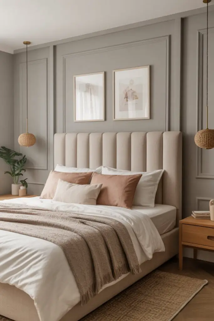 What Are the Most Popular Bed Headboard Styles? 1 Classic Upholstered Headboard