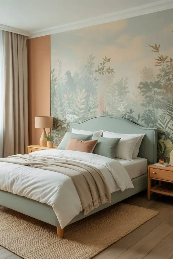 How to Refresh Your Bedroom Ambiance (Without Breaking the Bank) 2 Color Me Calm Paint and Wall Treatments