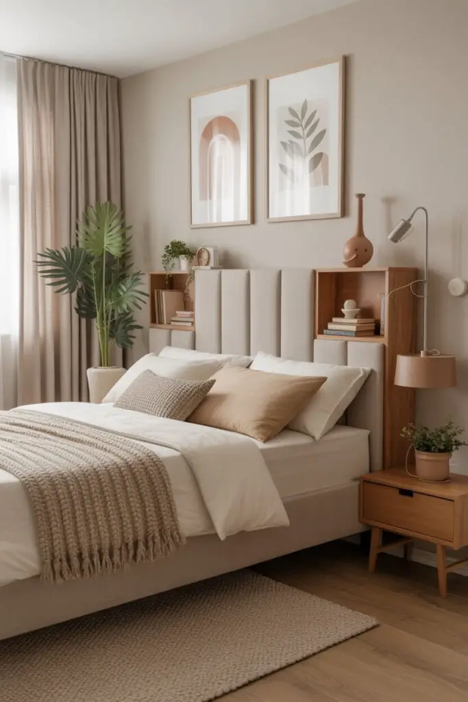 How to Choose the Right Headboard Design for Your Bedroom 6 Consider the Functionality