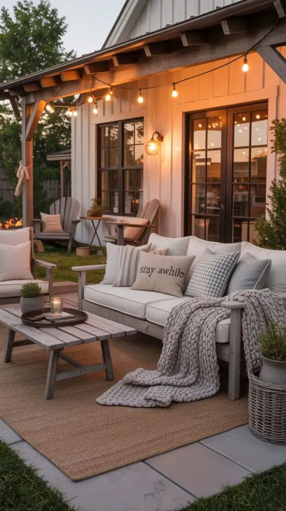 What Decor Goes With Outdoor Farmhouse? (Spoiler: Way More Than You Think!) 5 Cozy Textiles That Say “Stay Awhile”