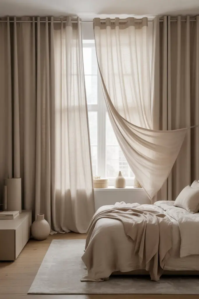 Neutral Bedroom Accessories: Effortless Style Without the Snooze Factor 8 Curtains That Float (Not Fight) with the Room