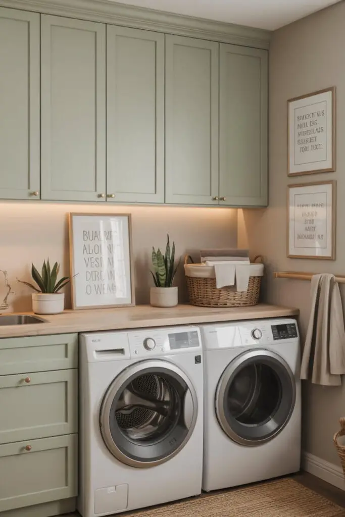 How to Design a Laundry Room on a Budget The Best Way 7 Final Touches Personalize Your Laundry Room