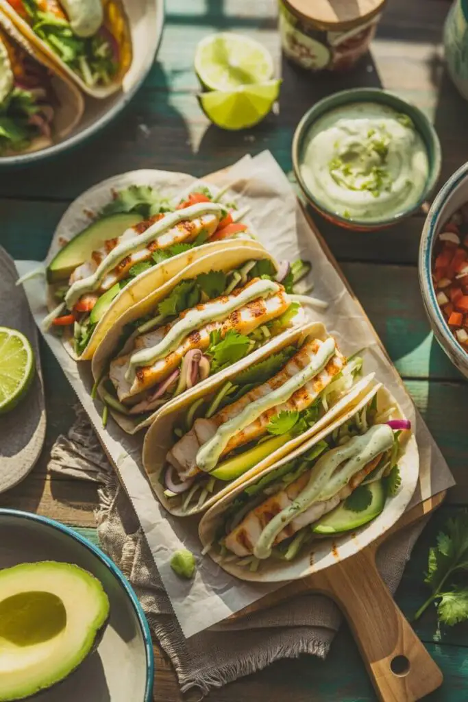 Easy Fish Tacos Recipes: Your No-Fuss Guide to Taco Greatness 🌮🐟 11 Garlic-Lime Aioli