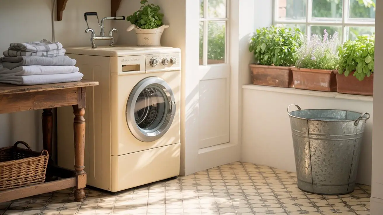 How to Create a Cozy Farmhouse Laundry Room