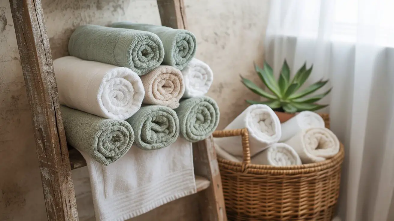 How to Keep Bathroom Towels Organized