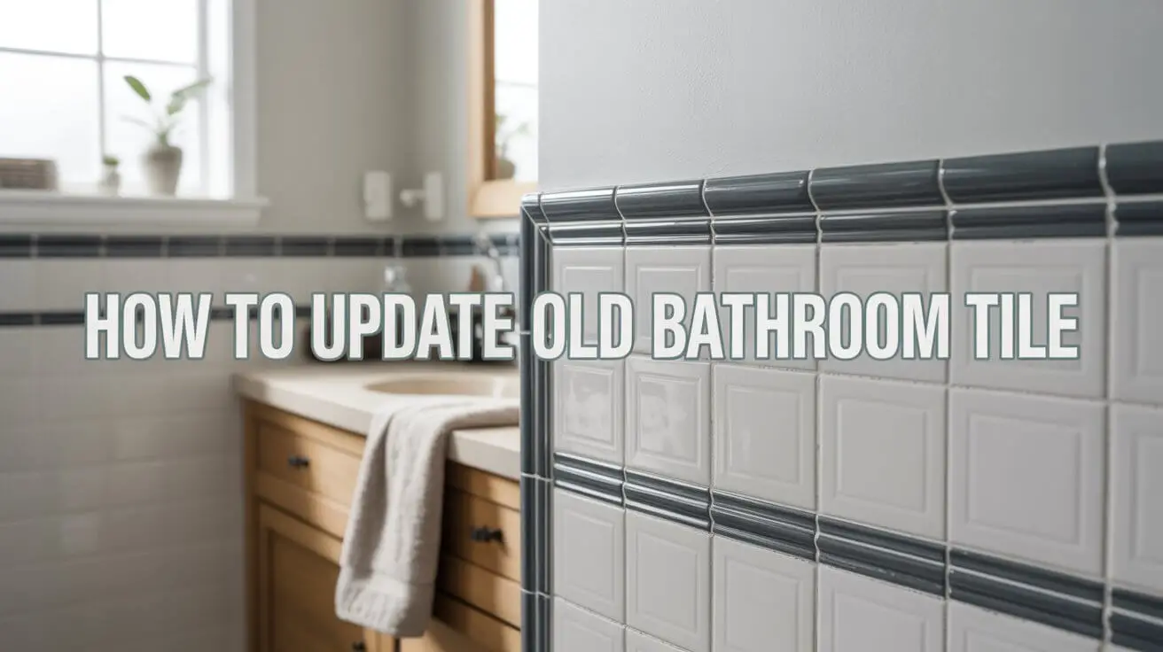How to Update Old Bathroom Tile