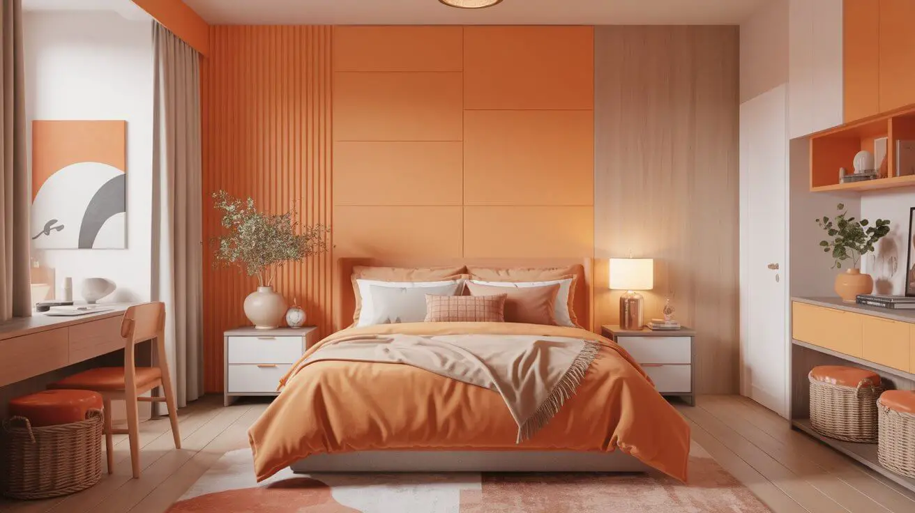 Is Orange Good for a Bedroom