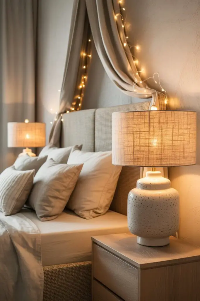 Neutral Bedroom Accessories: Effortless Style Without the Snooze Factor 4 Lamps & Lighting It’s All About That Glow