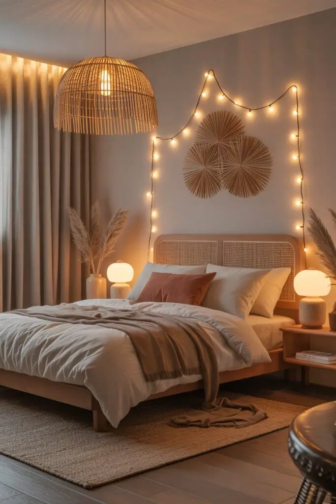 Fresh Bedroom Style Ideas That’ll Actually Make You Want to Stay In 3 Lighting = Mood, Period