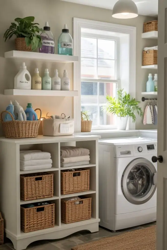 How to Design a Laundry Room on a Budget The Best Way 2 Maximize Storage—Without Getting All “Martha Stewart” on Us