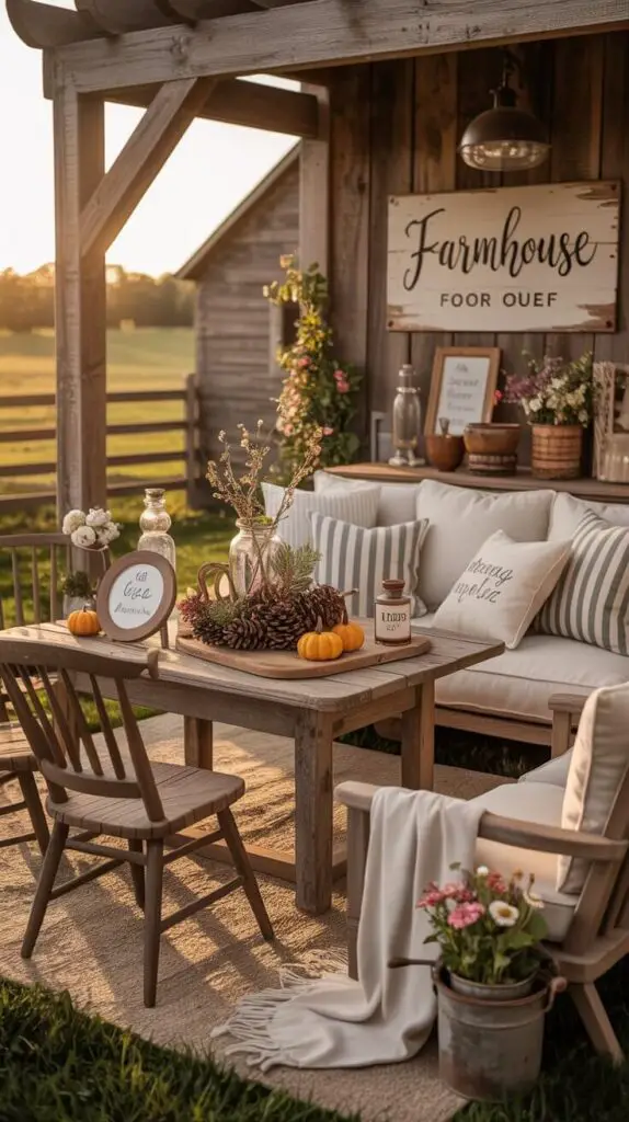 What Decor Goes With Outdoor Farmhouse? (Spoiler: Way More Than You Think!) 10 Personal Touches = Chef’s Kiss