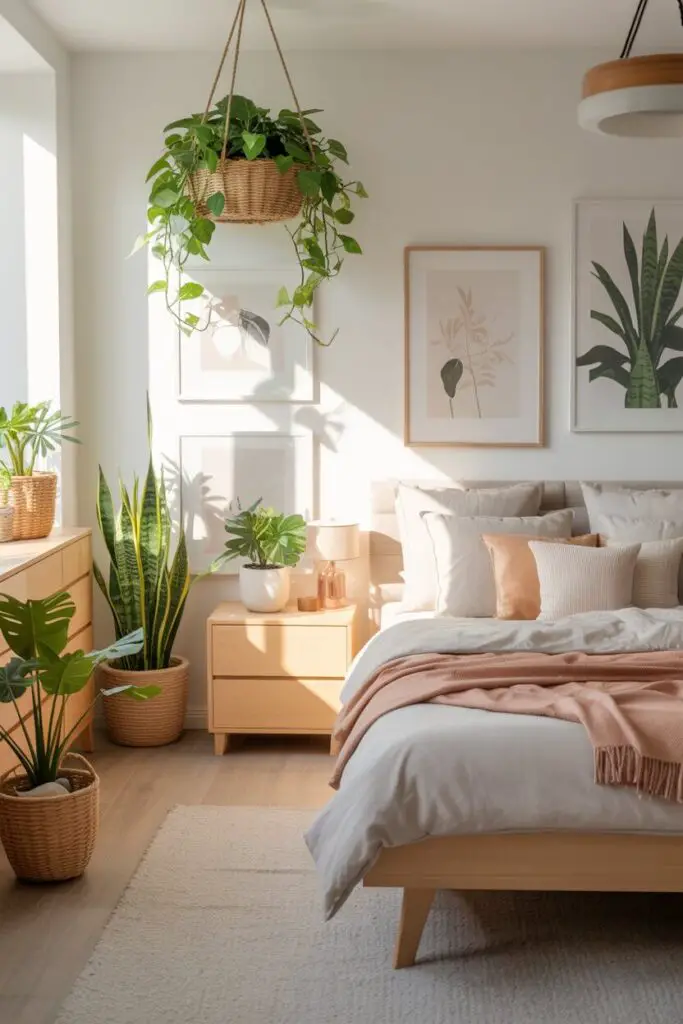 Inexpensive Bedroom Makeover Ideas That Actually Work 9 Plants. Plants Everywhere. (But Like, Low-Maintenance Ones)