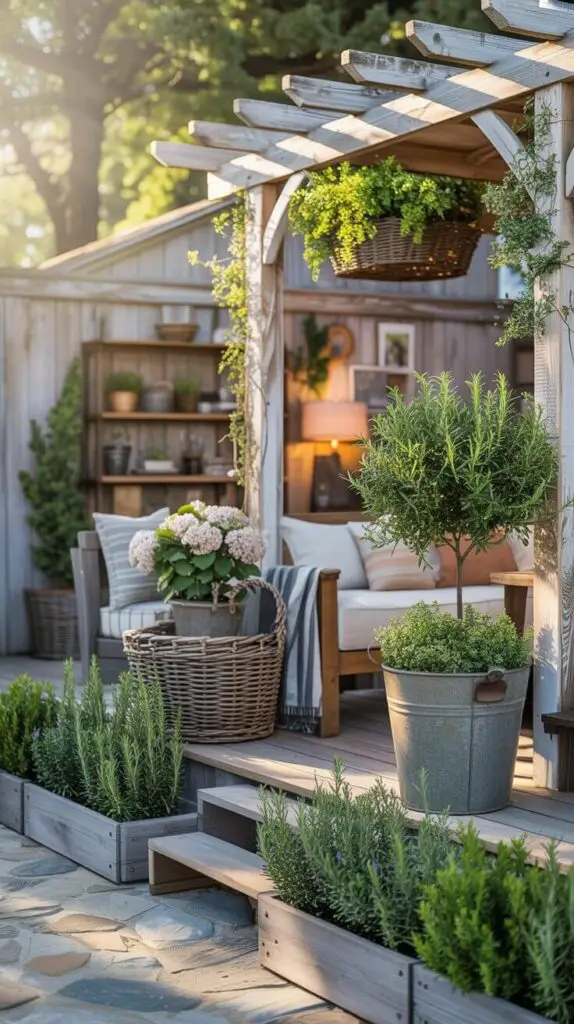 What Decor Goes With Outdoor Farmhouse? (Spoiler: Way More Than You Think!) 4 Pops of Green (Real or Fake, We’re Not Judging)