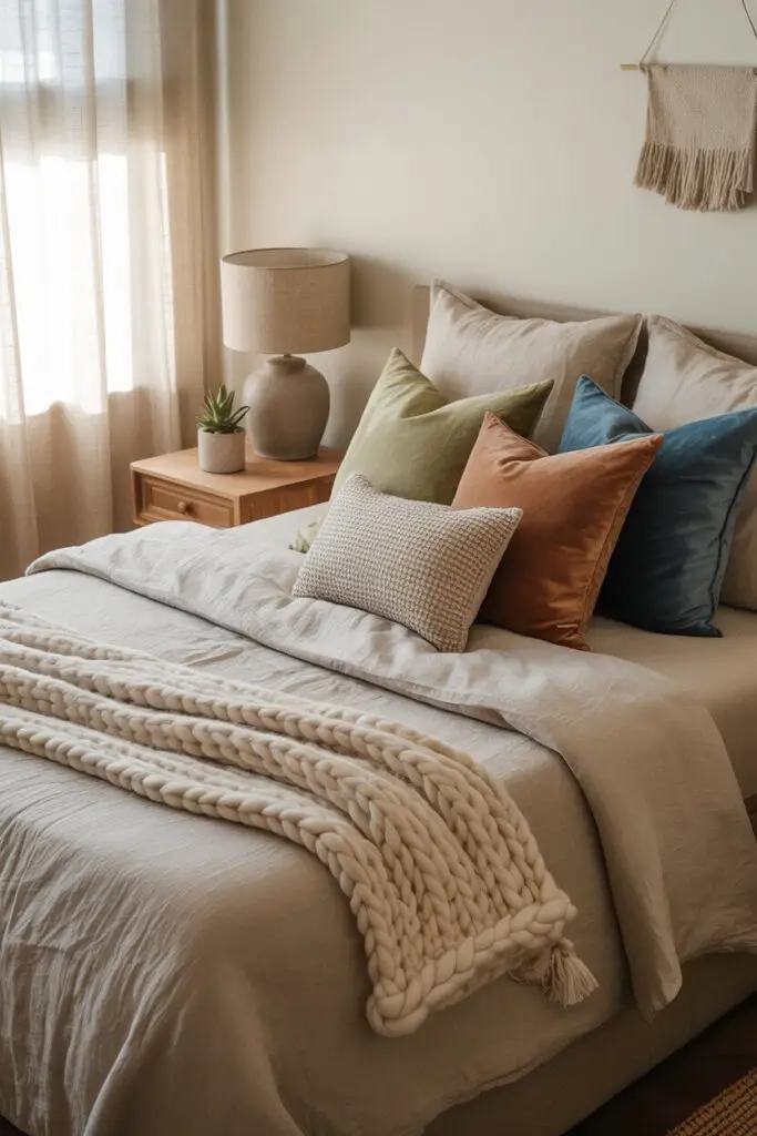 Inexpensive Bedroom Makeover Ideas That Actually Work 2 Switch Up the Bedding (And Actually Make the Bed)