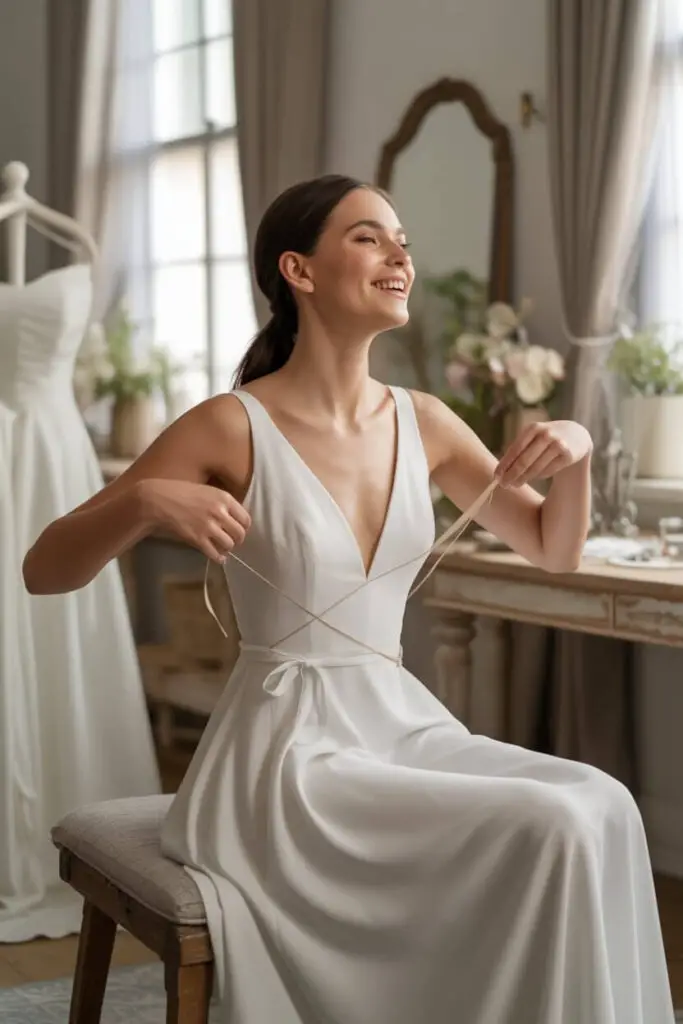Wedding Dress Comfort Tips for All-Day Wear: Because Nobody Wants to Limp Down the Aisle 1 Tailoring Is Not Optional, It’s Essential