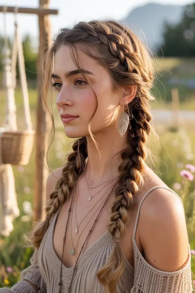 Boho Braids Hairstyles Ideas: 13 Effortlessly Cool Looks You’ll Wanna Try ASAP 2 The Classic Boho Side Braid