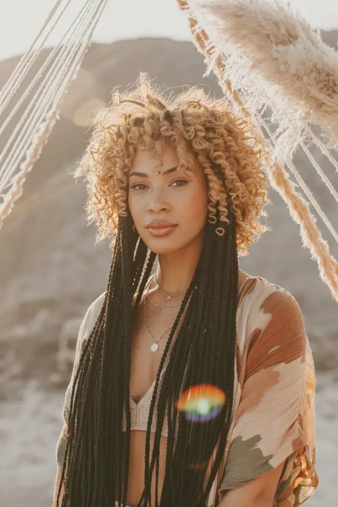 Boho Knotless Braids Ideas: The Ultimate Guide to Your Next Free-Spirited Look 3 Waist-Length with Wand Curls