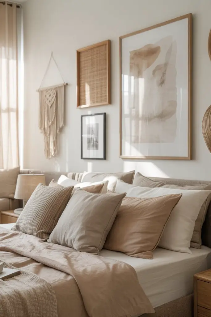 Neutral Bedroom Accessories: Effortless Style Without the Snooze Factor 6 Wall Decor That Doesn’t Scream for Attention