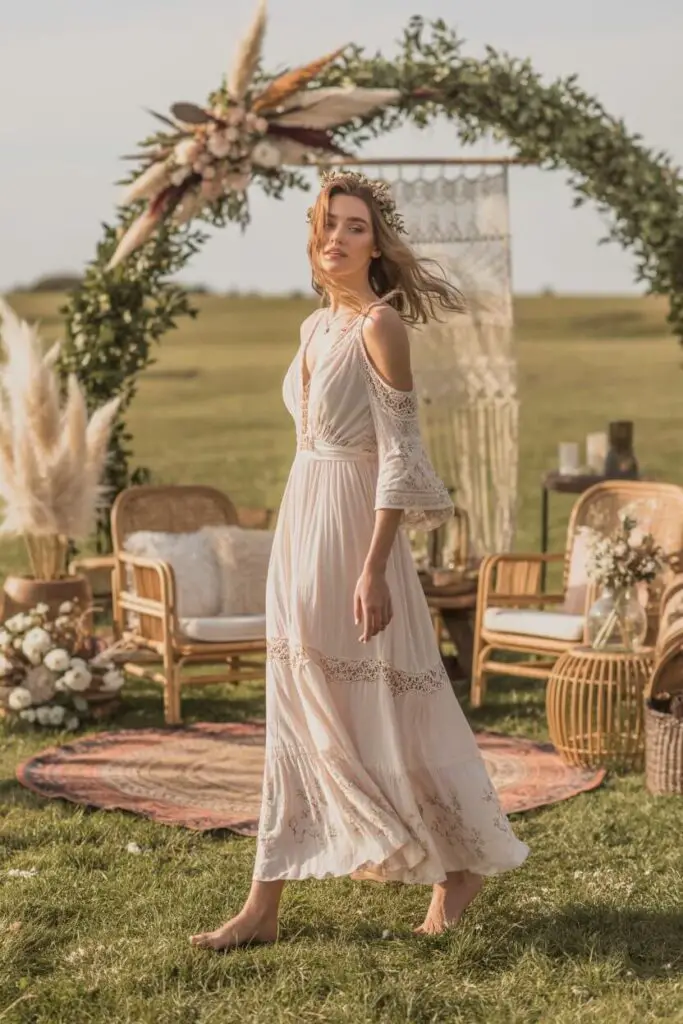 Boho Wedding Dress Ideas That’ll Make You Say “I Do” to the Dress 1 What Even Is a Boho Wedding Dress