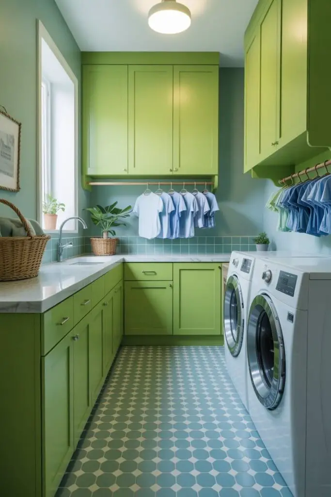 The Best Colors for Your Laundry Room: A Guide to Creating a Fresh and Fun Space 3 Why Go Bold
