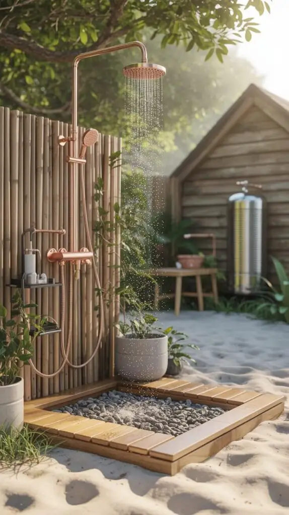 🛠️ DIY Outdoor Showers Save Big, But Prep for Sweat
