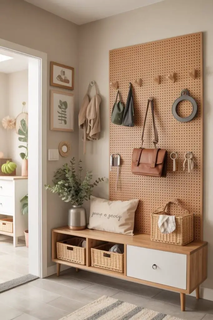 A Pegboard Not Just for Crafting Anymore