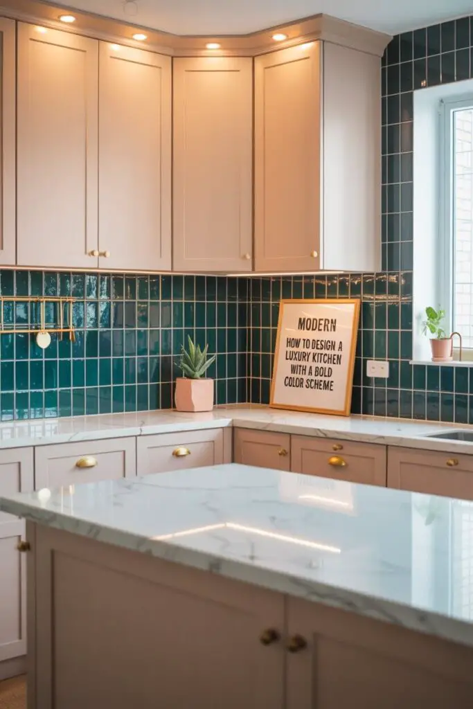 How to Design a Luxury Kitchen with a Bold Color Scheme 5 Accent Colors That Work with Bold