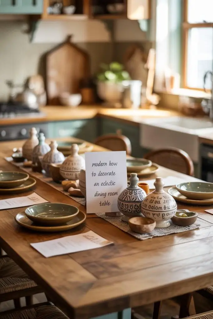 How to Decorate an Eclectic Dining Room Table: 13 Creative Ideas That Actually Work 7 Add Personal Touches