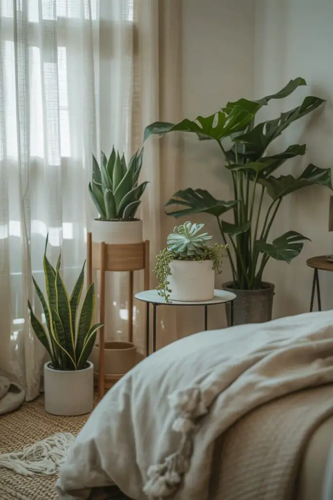 How to Create a Cozy and Classy Bedroom: 11 Tips for the Perfect Sanctuary 7 Add Some Greenery – Nature’s Touch