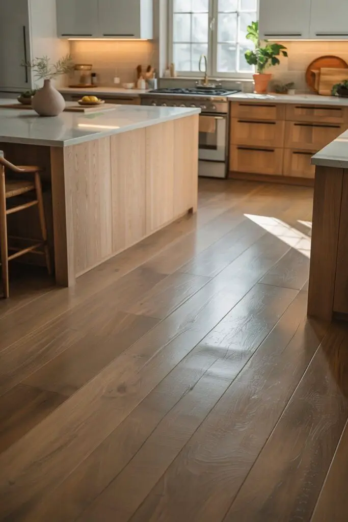 How to Incorporate Natural Textures in a Luxury Modern Kitchen 5 Add Texture Through Flooring