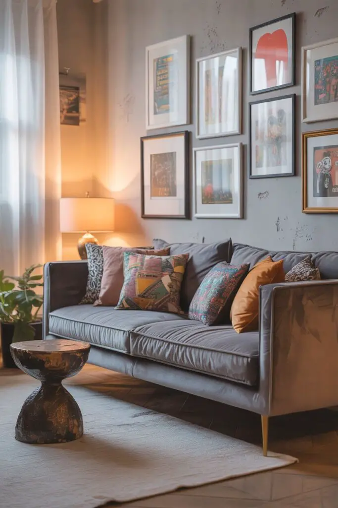 How to Create an Eclectic Home with Art and Furniture 3 Anchor with Larger Furniture Pieces